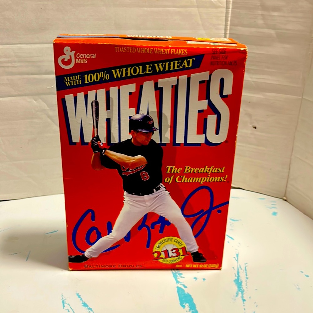 1996 Cal Ripken Jr WHEATIES Unopened Cereal